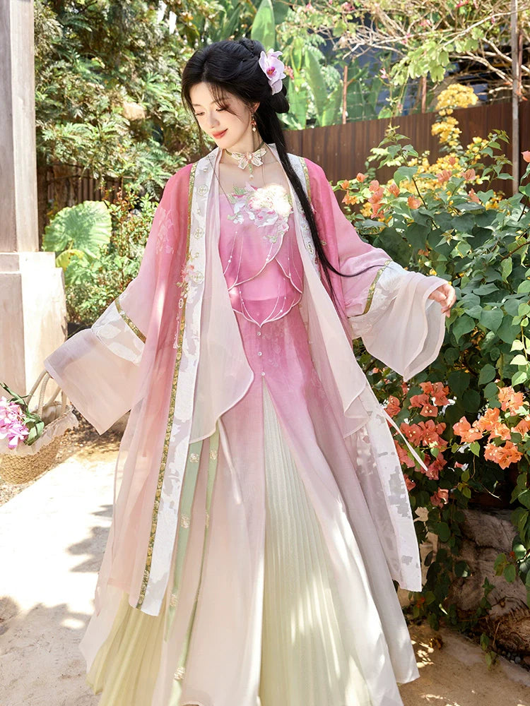 "春台寻花" Modern-style Hanfu Set