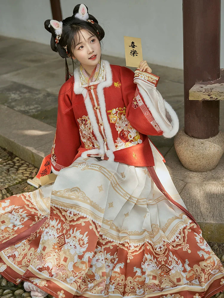 "祥龙纳福"Ming-Dynasty Hanfu Set