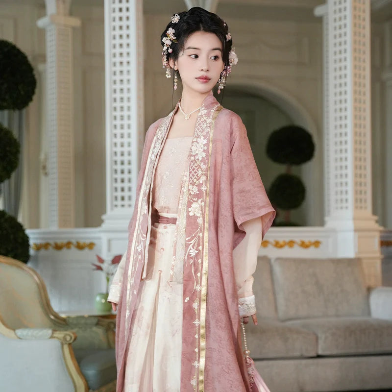 (Final Sale) "梅卿" Modern-style Hanfu Set