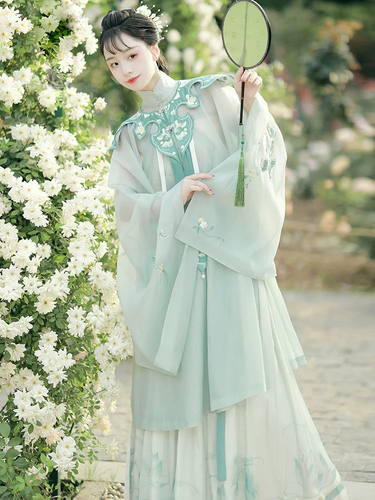 "不染"Ming-Dynasty Hanfu Set