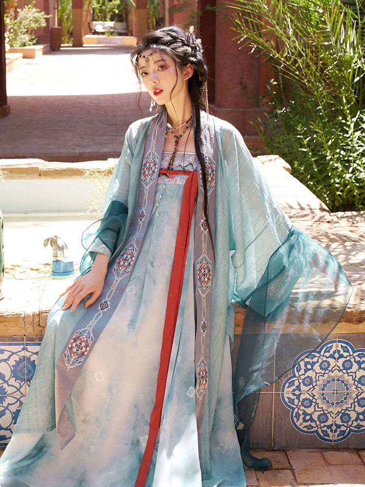 "沧海明珠" Modern-style Hanfu Set