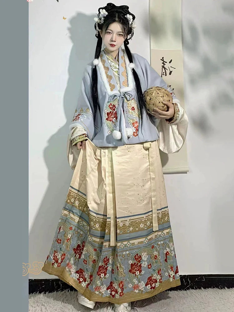 "夕舟"Ming-Dynasty Hanfu Set