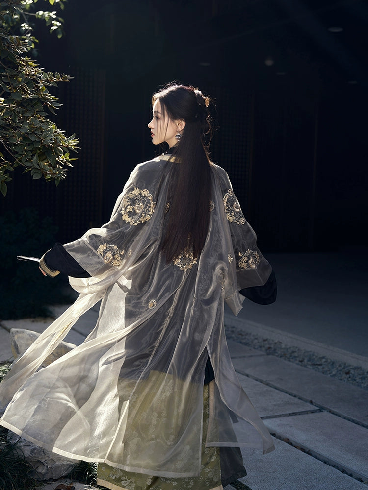 "碧山阑夜" Song Dynasty Hanfu Set