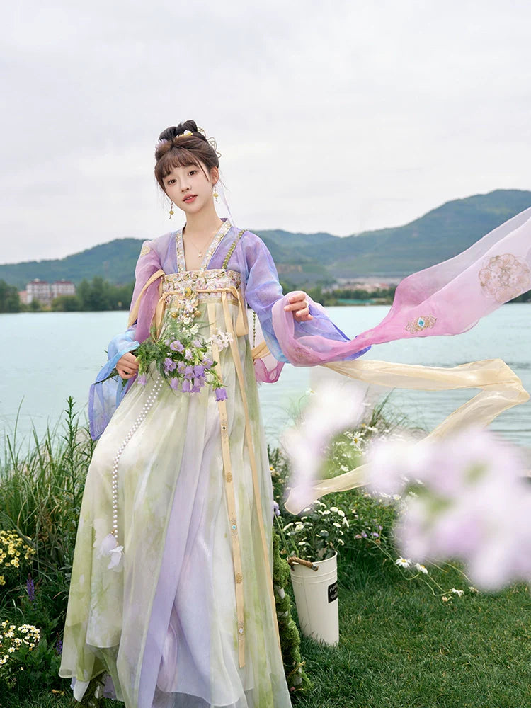 "寻香三千" Modern-style Hanfu Set