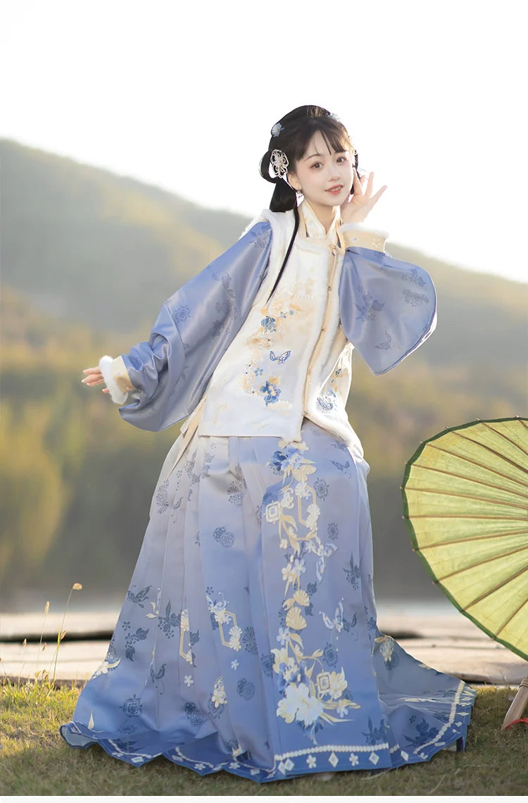 "芙蕖"Ming-Dynasty Hanfu Set