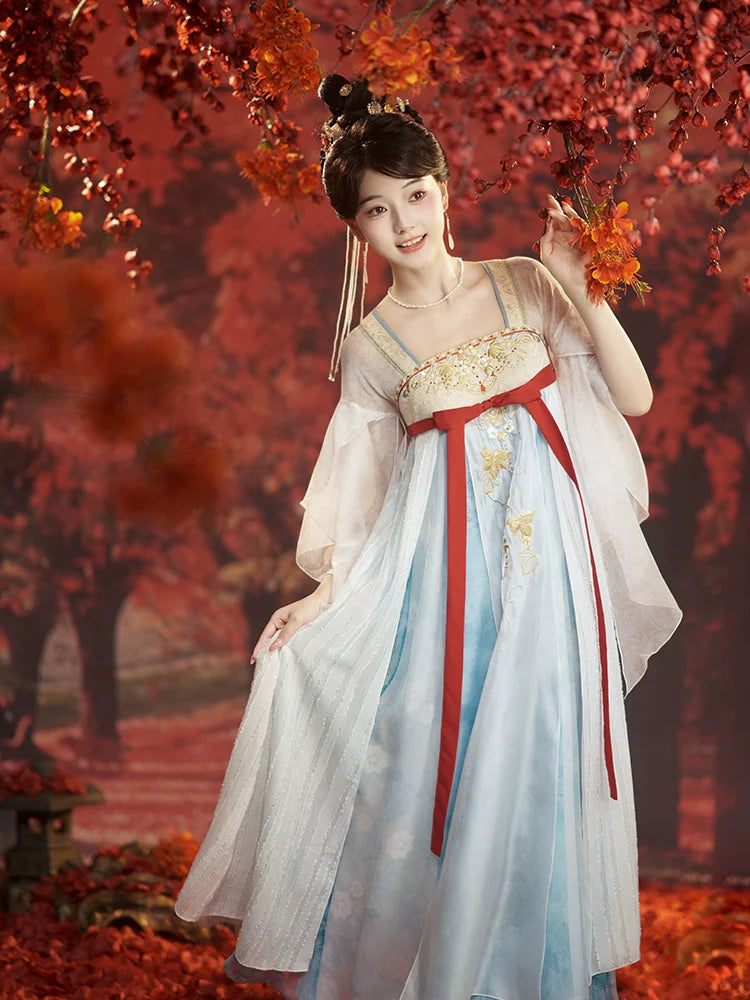 "风月谣" Modern-style Hanfu Dress