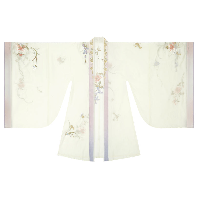 "无尽舜华" Embroidered Gradient Tang-style Hanfu