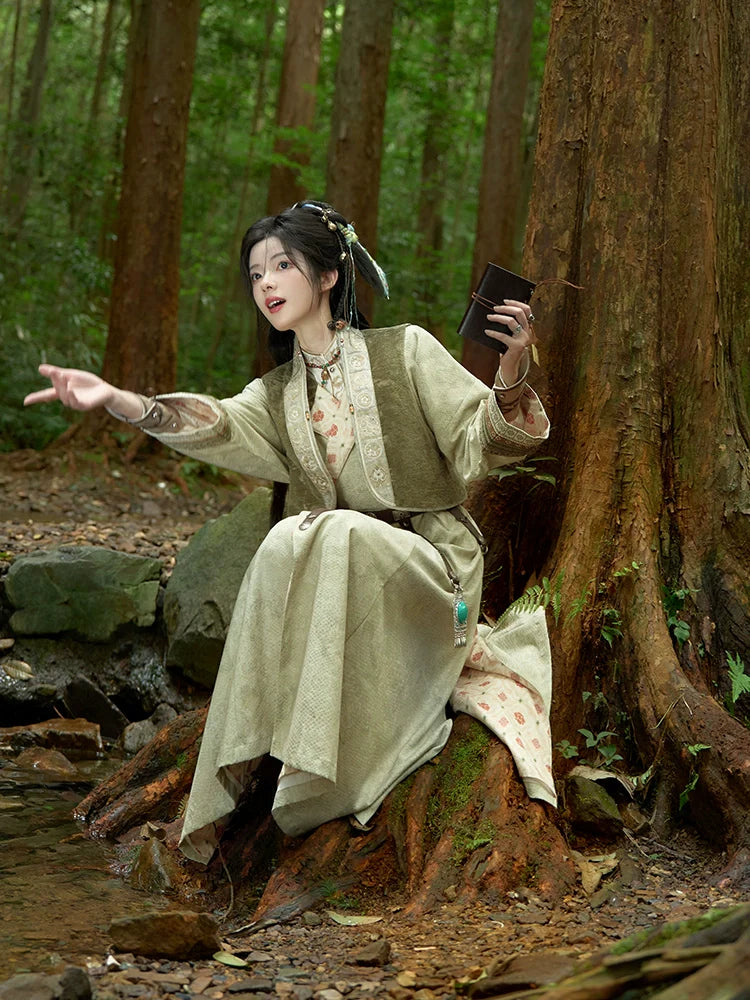 "无邪曲" Modern-style Hanfu Set