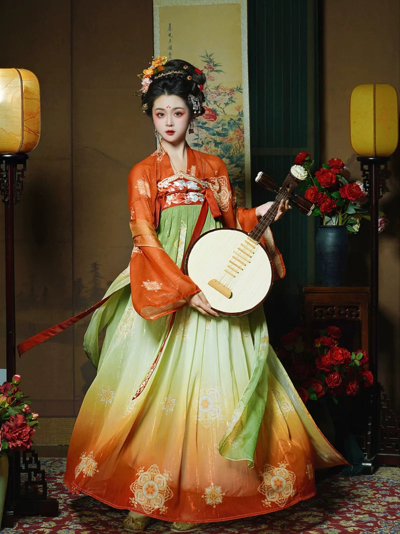 "胭脂"Tang-Dynasty Hanfu Set