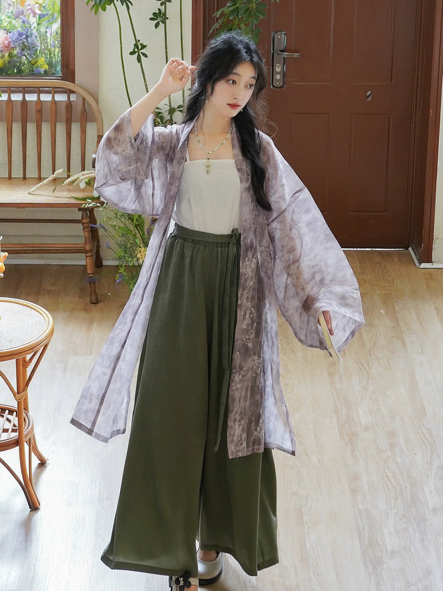 "染夏 " Song Dynasty Hanfu Set