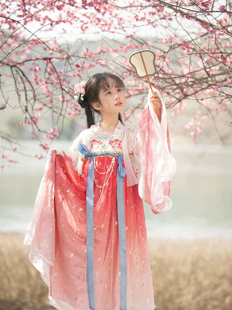 "花盛微雨" Hanfu for Kids