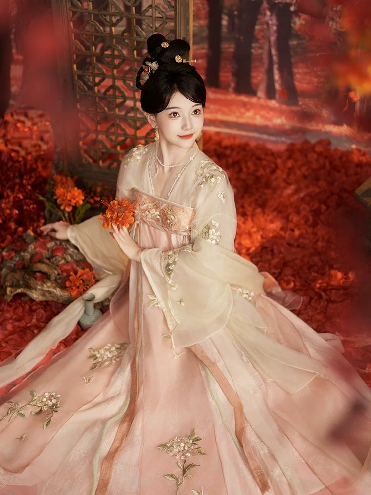 "相思笺" Tang-style Modern Hanfu