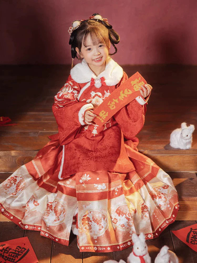 "吉兔贺春"Hanfu for Kids