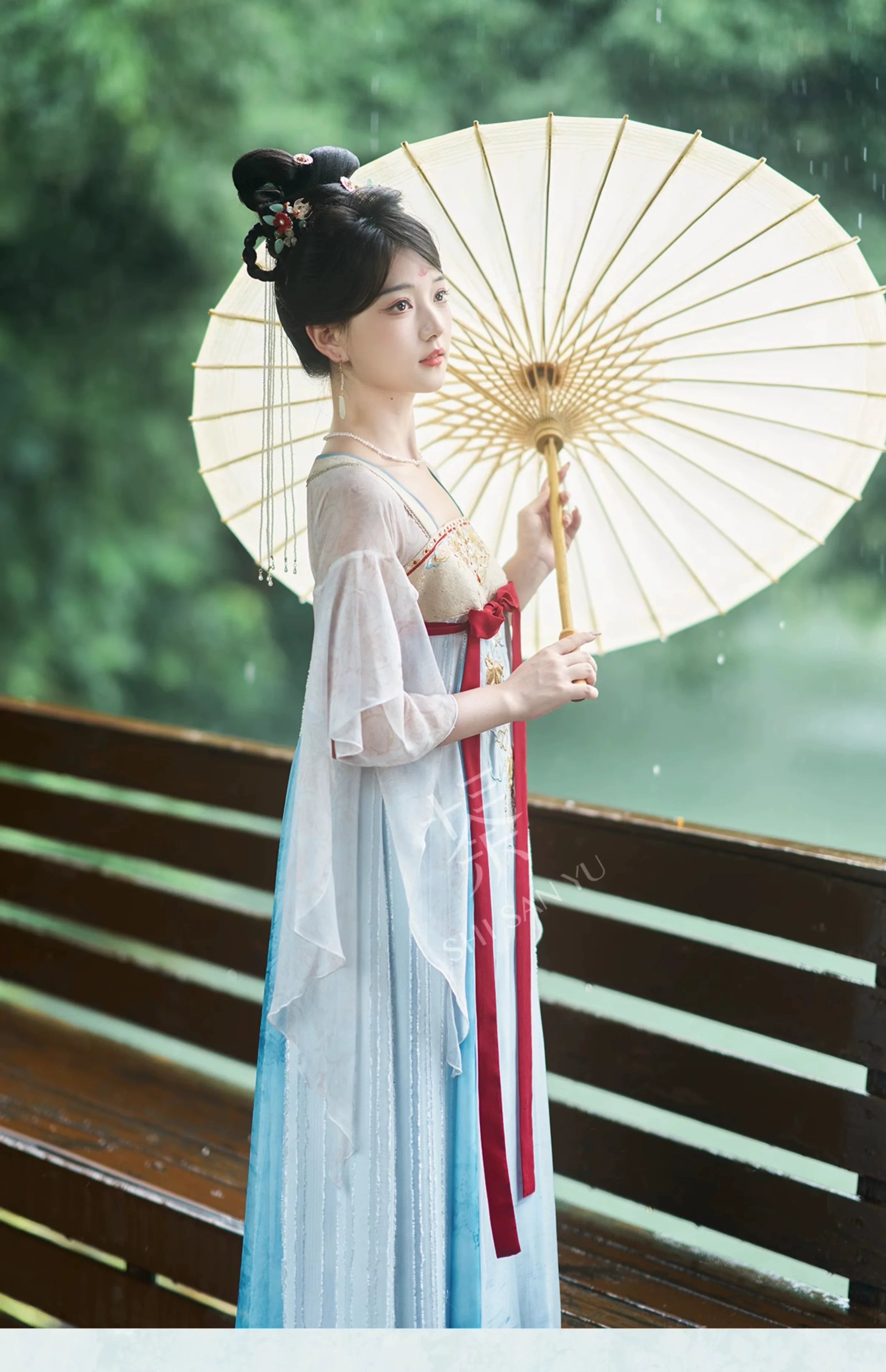 "风月谣" Modern-style Hanfu Dress