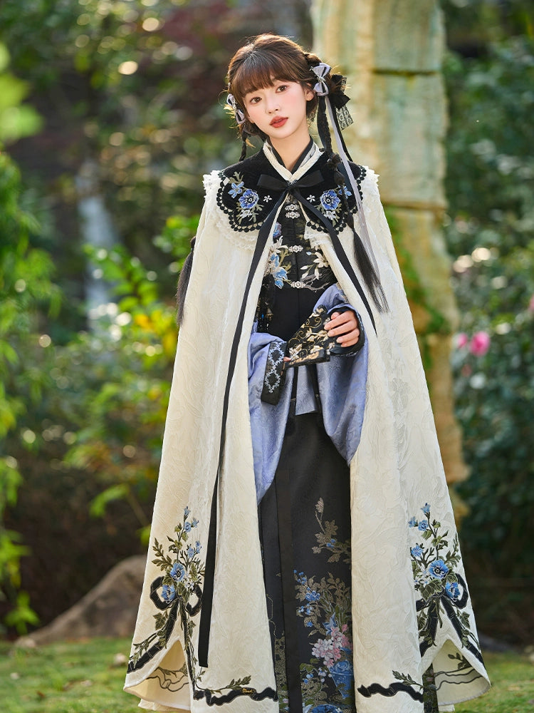 [花浮雪] CLOAK HANFU OUTFIT MODERN HANFU