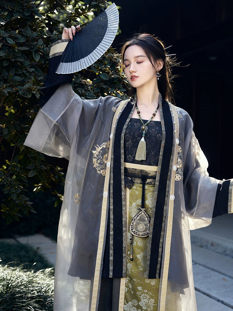 "碧山阑夜" Song Dynasty Hanfu Set