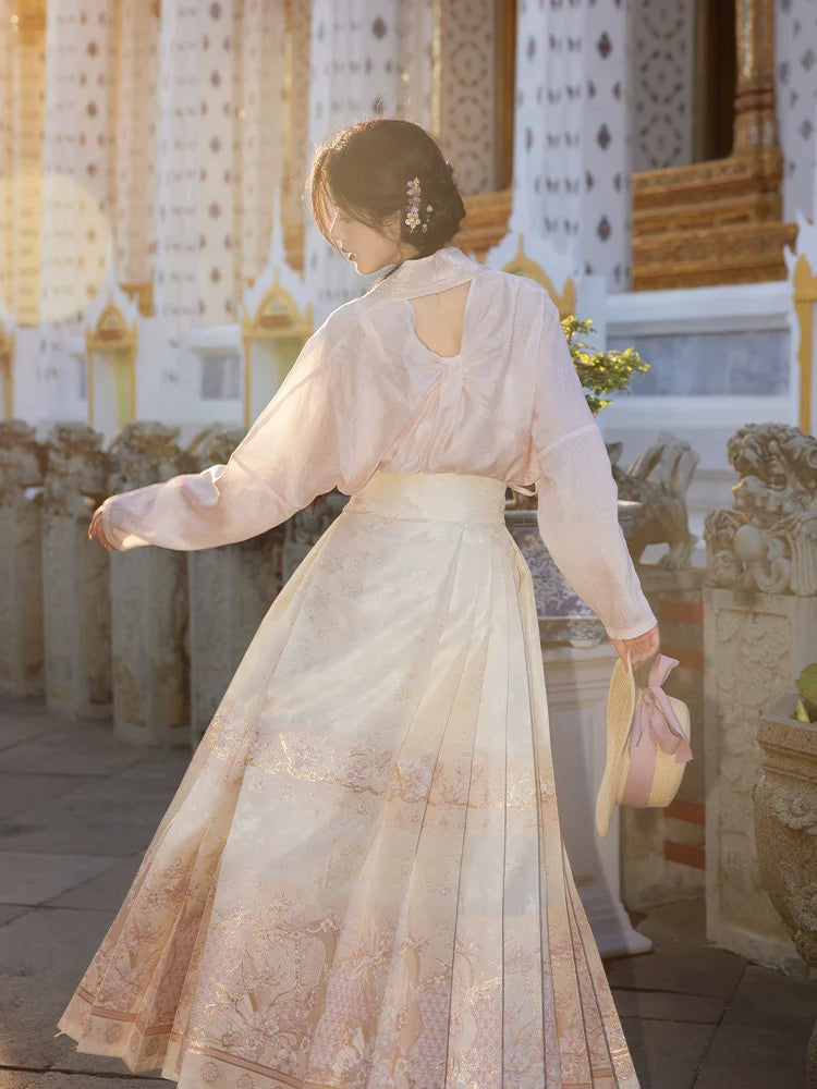 "盈光" Modern-style Hanfu Set