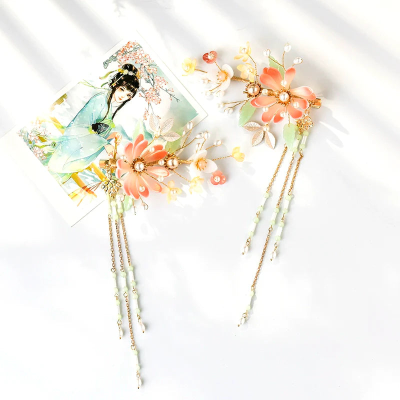 "彼岸" Tassel Hair Clip