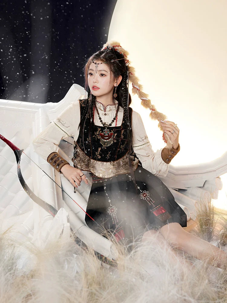 “牧野少女 " Modern Hanfu Set