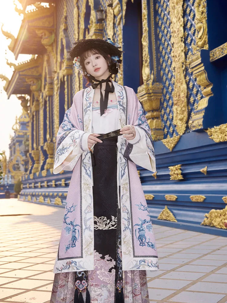 "桃源行" Modern-style Hanfu Set