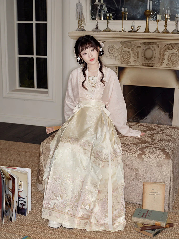 "盈光" Modern-style Hanfu Set