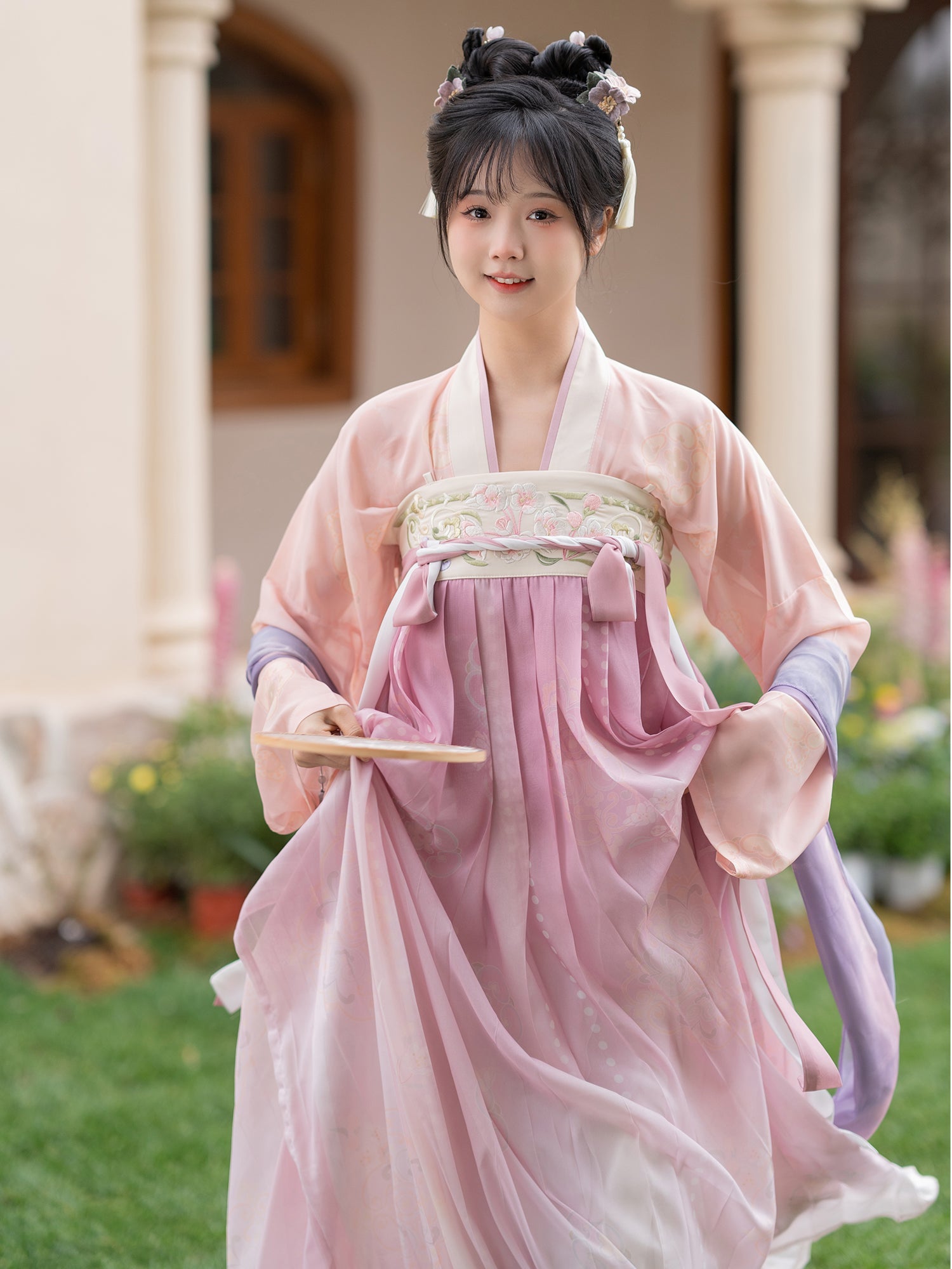 "垂丝海棠" Tang Dynasty Style Hanfu Set