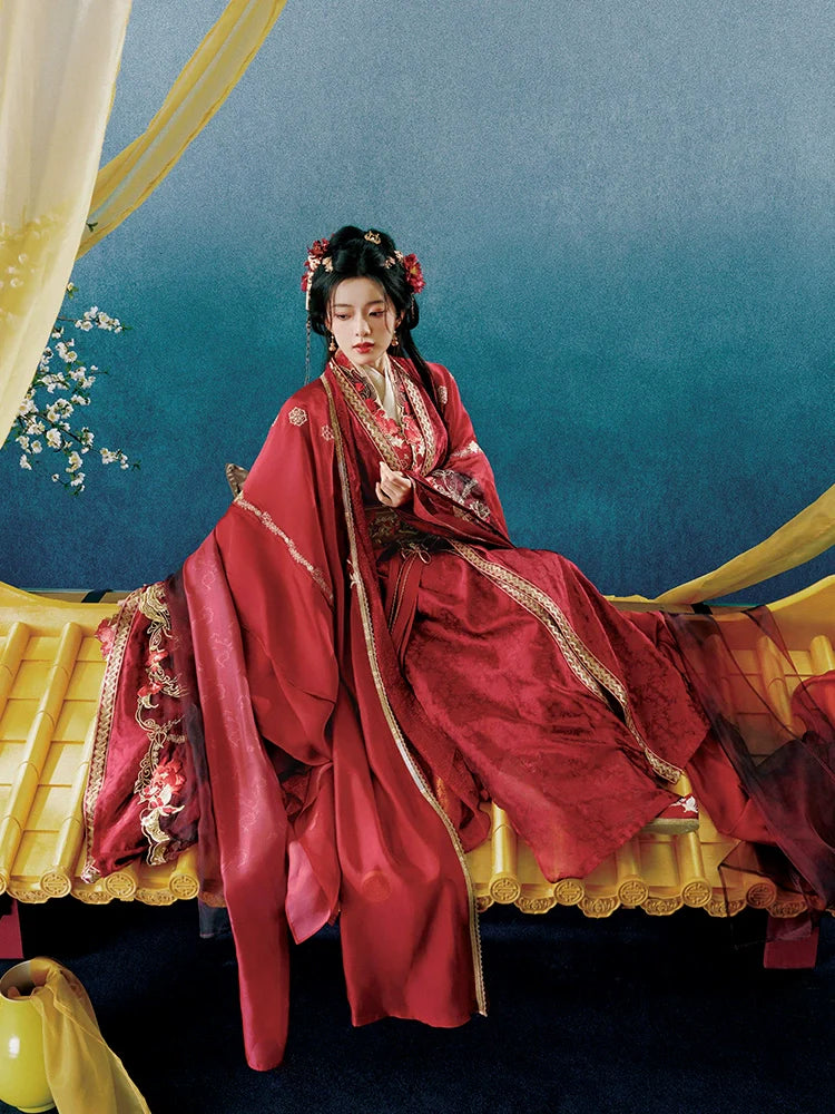 "灼灼相思" Wedding Hanfu Set