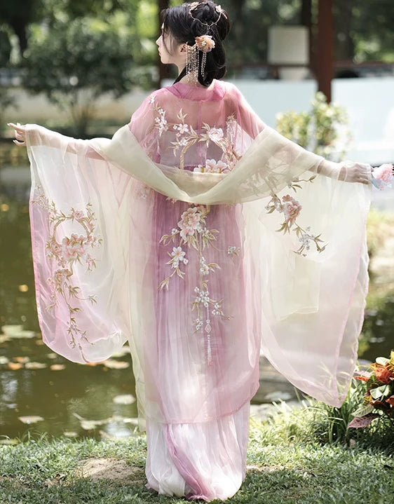 "桃花神"Tang-Dynasty Hanfu Set