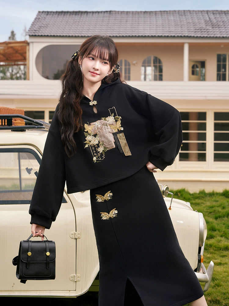 [茉莉书卷]  JASMINE SCROLL - AUTUMN WINTER WARM HANFU SET