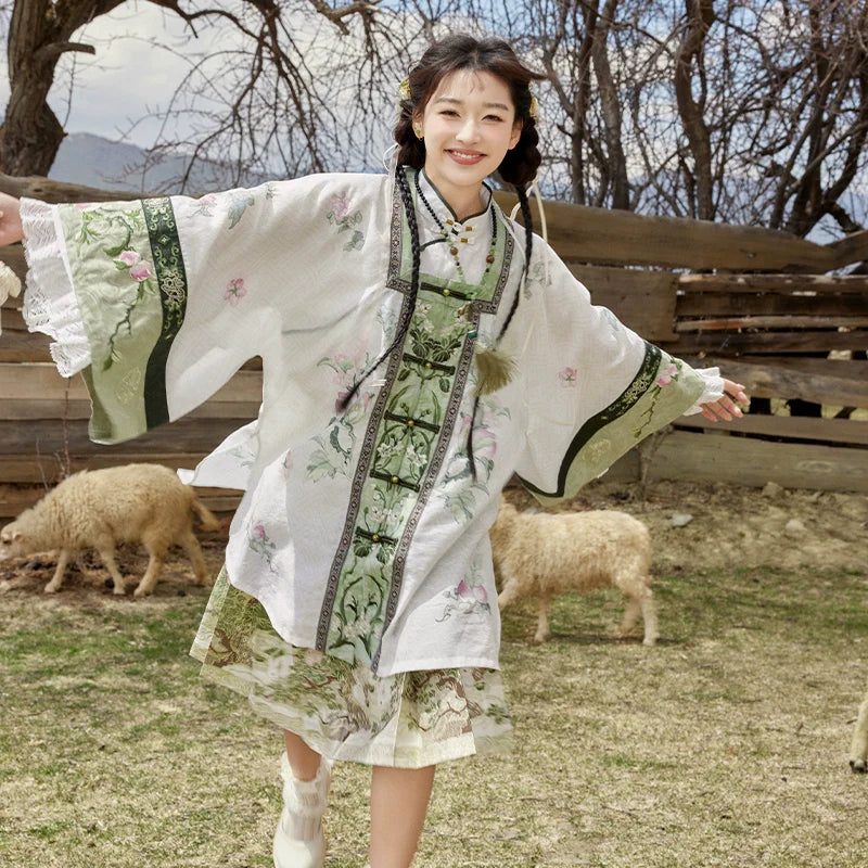 “知春有兔”Modern-style Hanfu Set