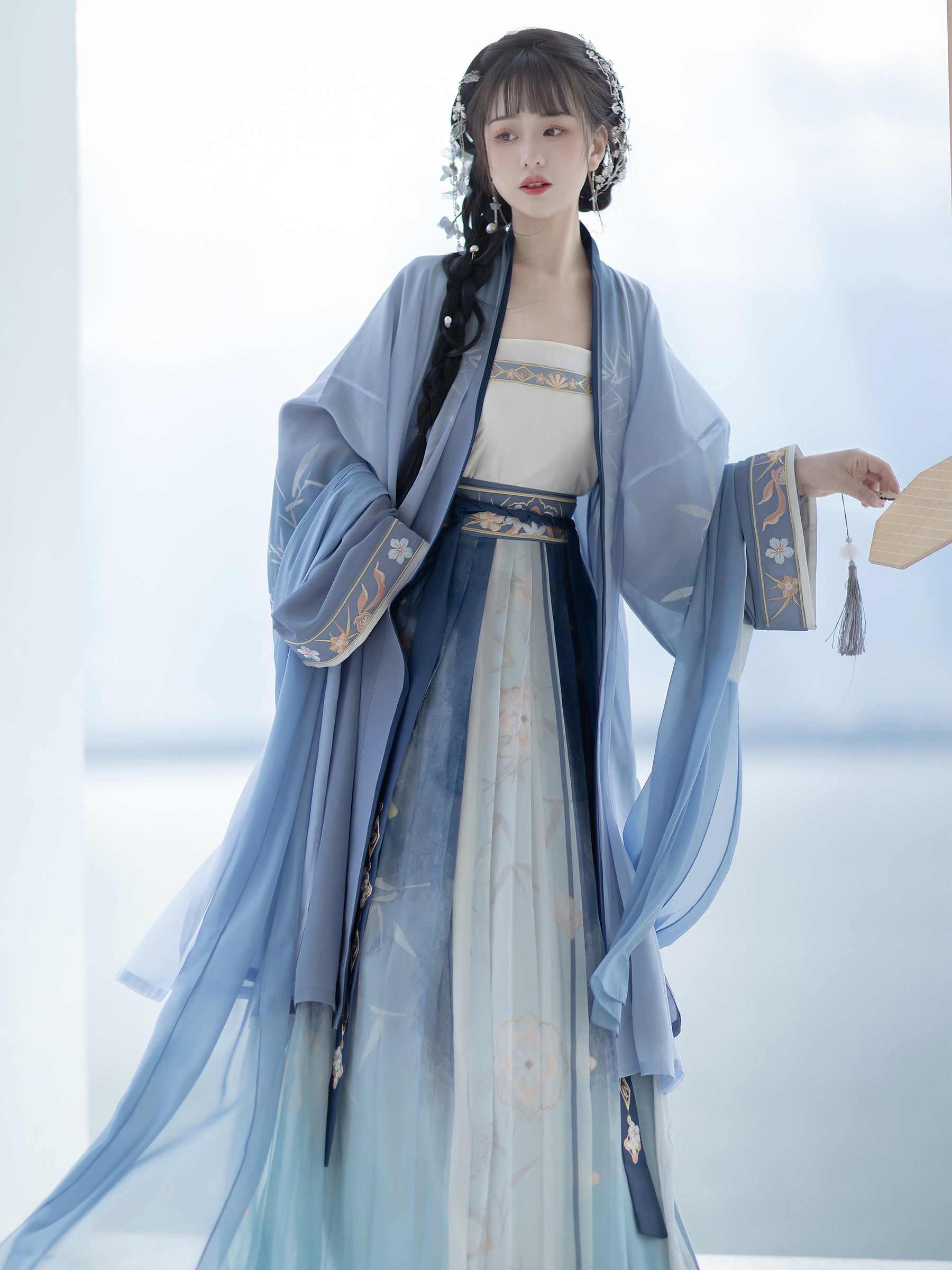 "竹影“ ”Song Dynasty-style Hanfu Set