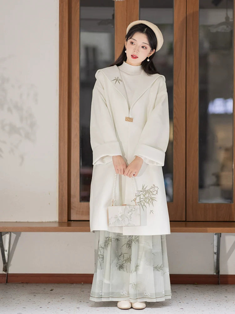 "竹墨清影" Modern Hanfu Set