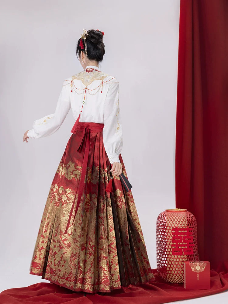 (Final Sale) "梧凤之鸣"Ming-Dynasty Hanfu Set