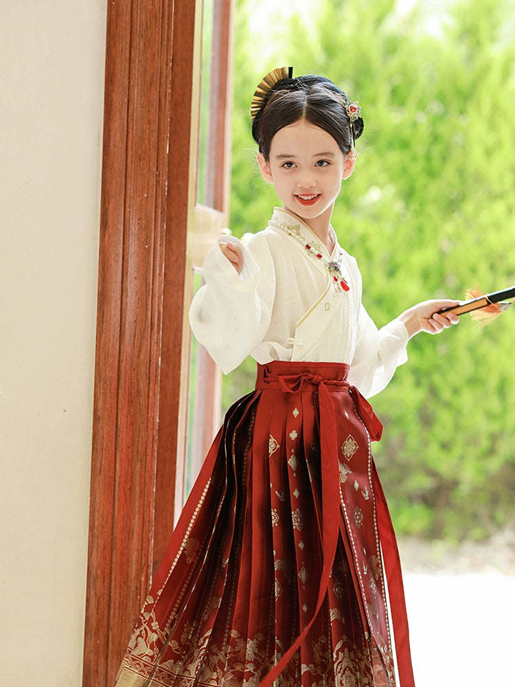 "万松花信" Hanfu for Kids