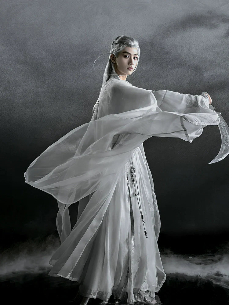 "九重飞雪" Modern-style Hanfu Set