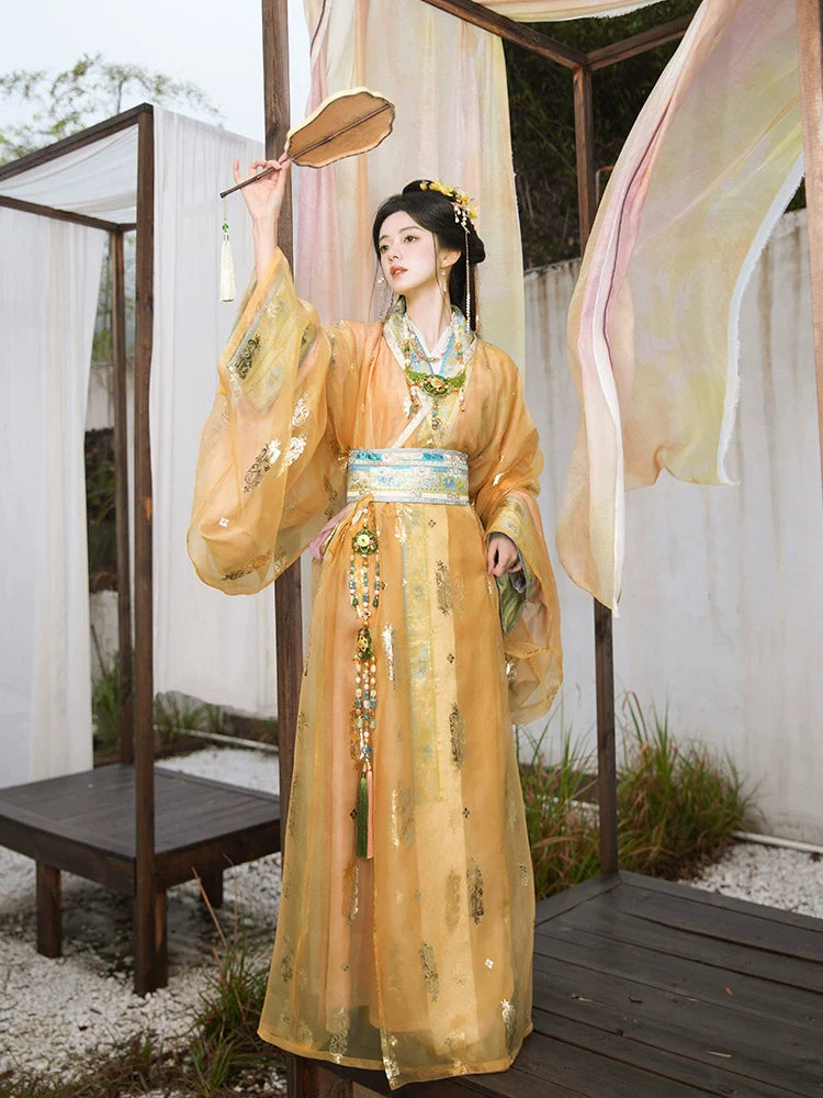 "齐光" Modern-style Hanfu Set