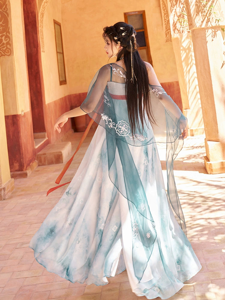 "沧海明珠" Modern-style Hanfu Set