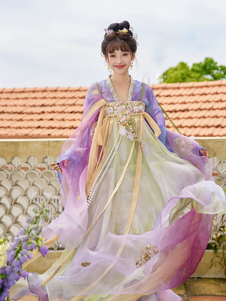 "寻香三千" Modern-style Hanfu Set