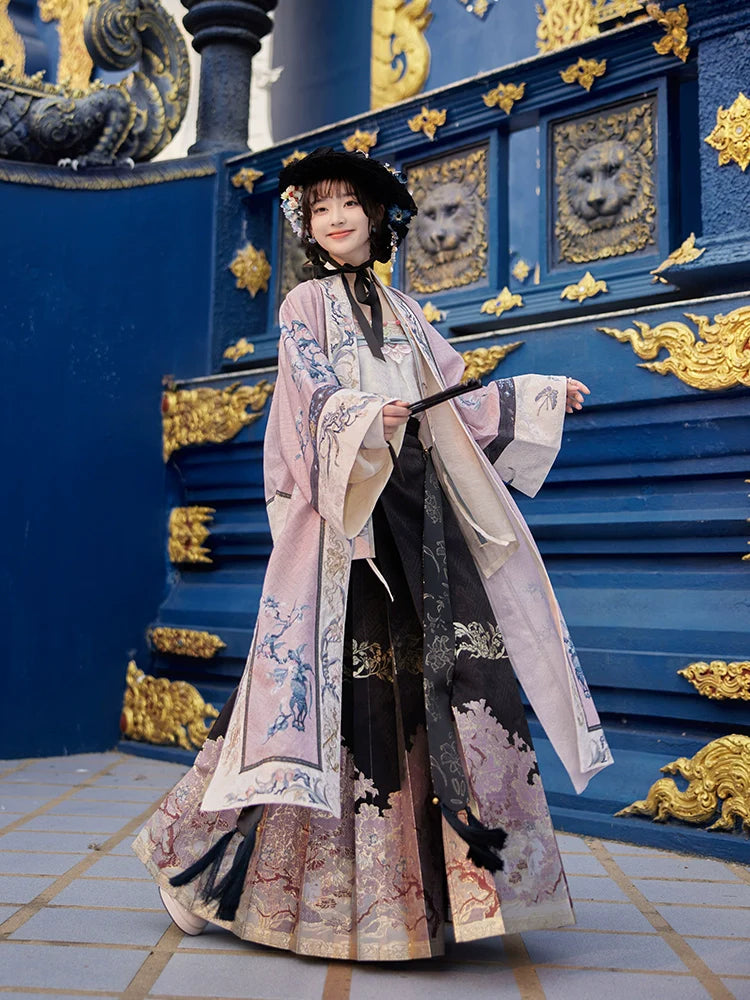 "桃源行" Modern-style Hanfu Set