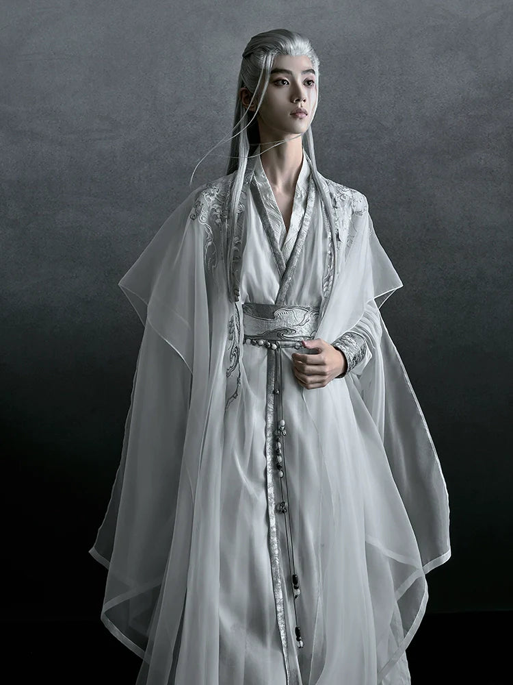 "九重飞雪" Modern-style Hanfu Set