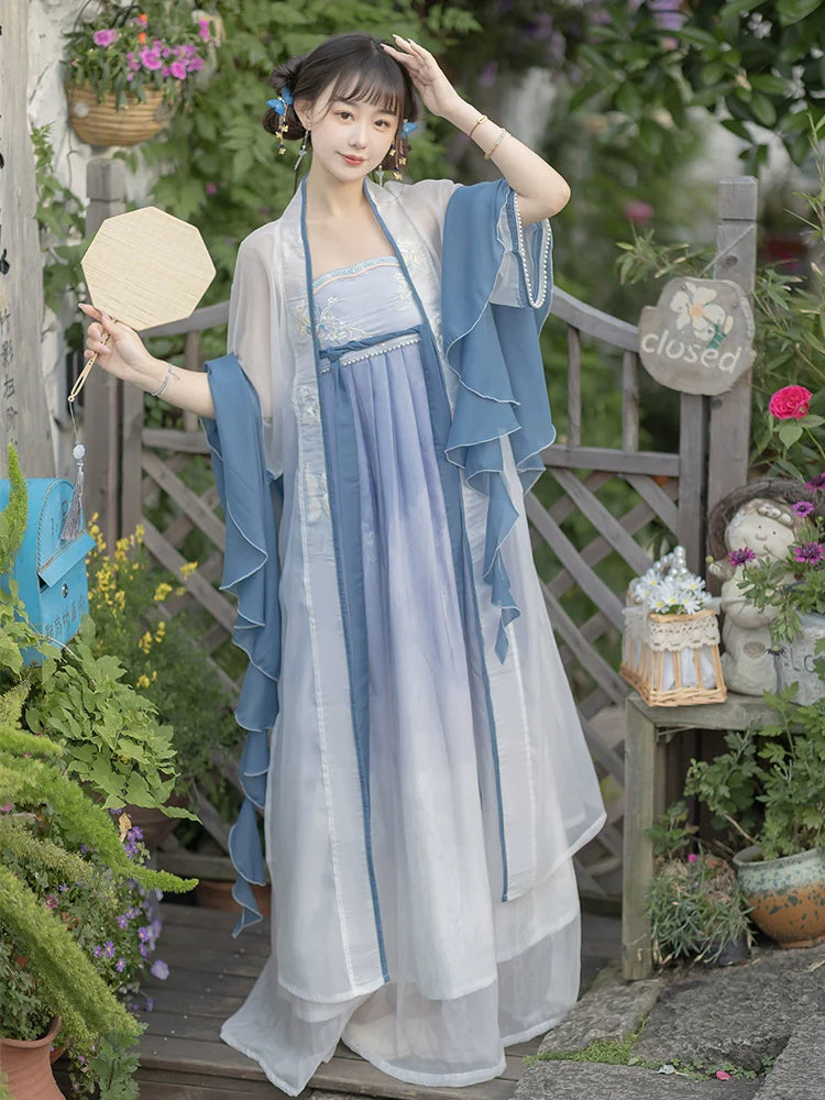 "樱沫"Song-Dynasty Hanfu Set