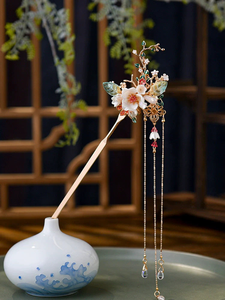 "云汐" tassel Hairpin