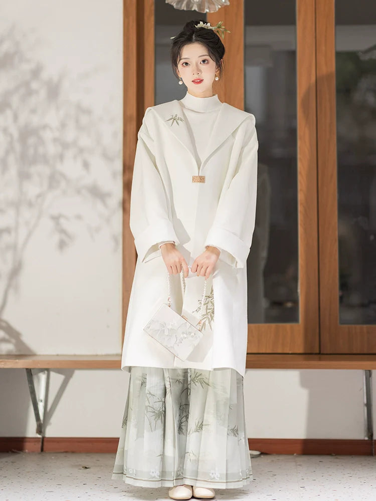 "竹墨清影" Modern Hanfu Set