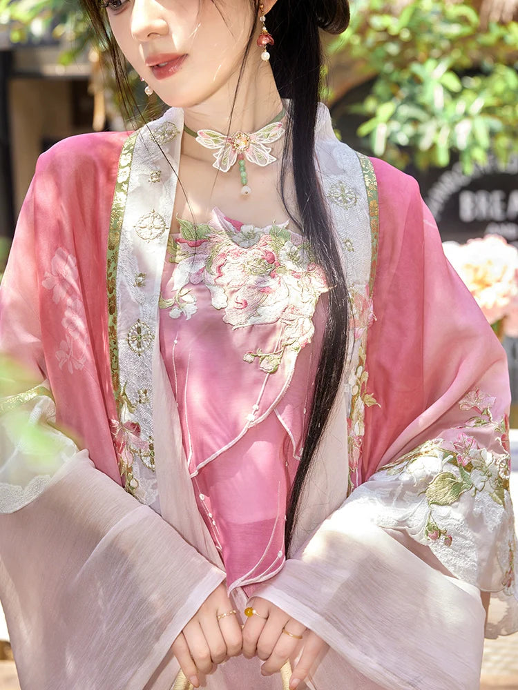 "春台寻花" Modern-style Hanfu Set