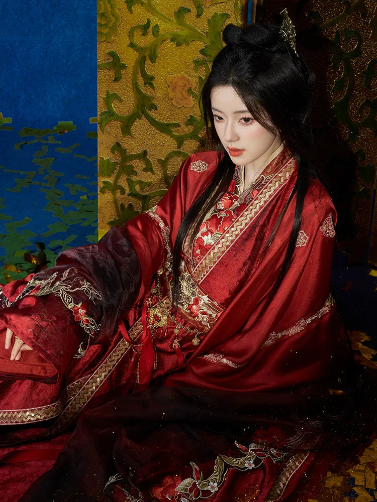 "灼灼相思" Wedding Hanfu Set