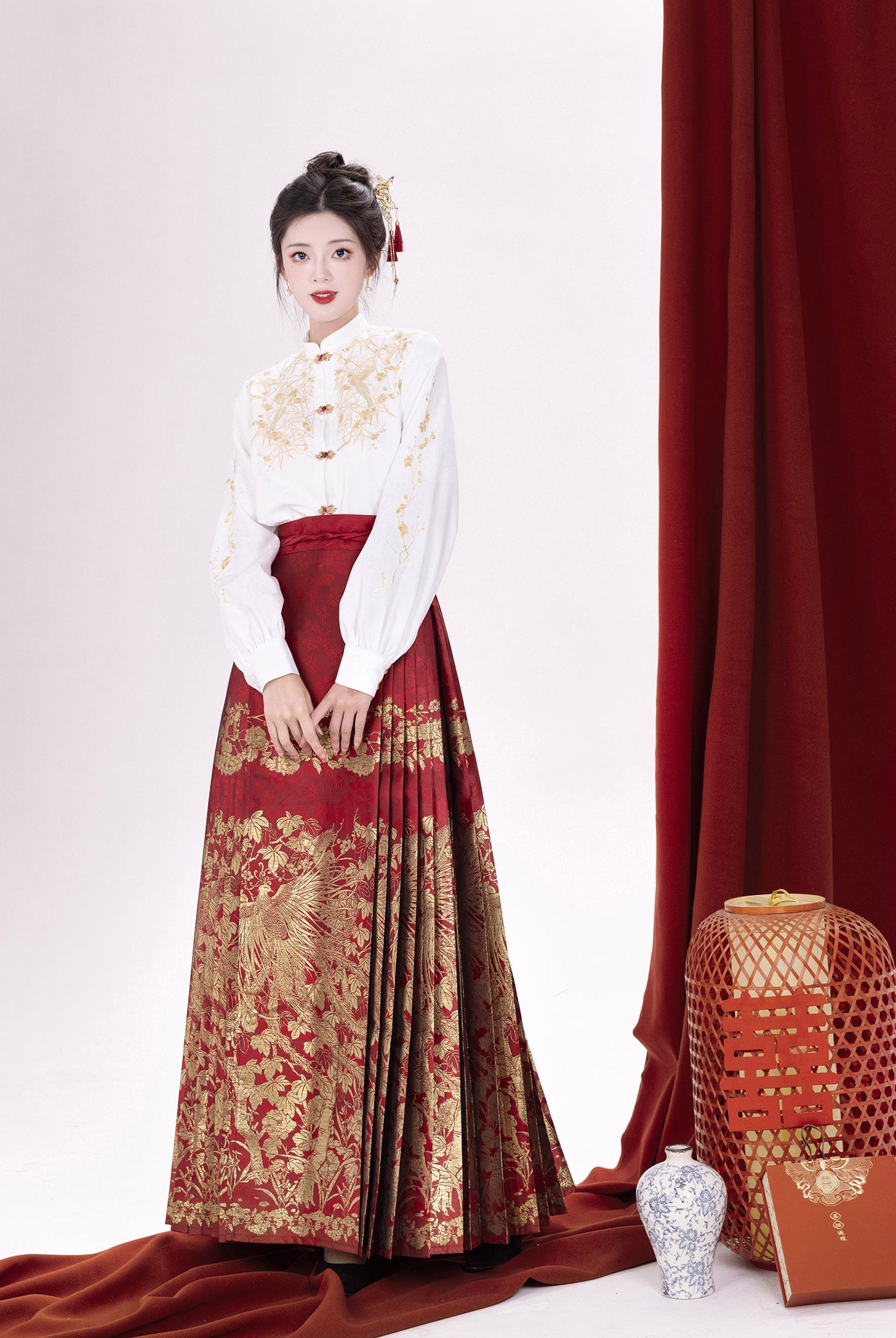 (Final Sale) "梧凤之鸣"Ming-Dynasty Hanfu Set