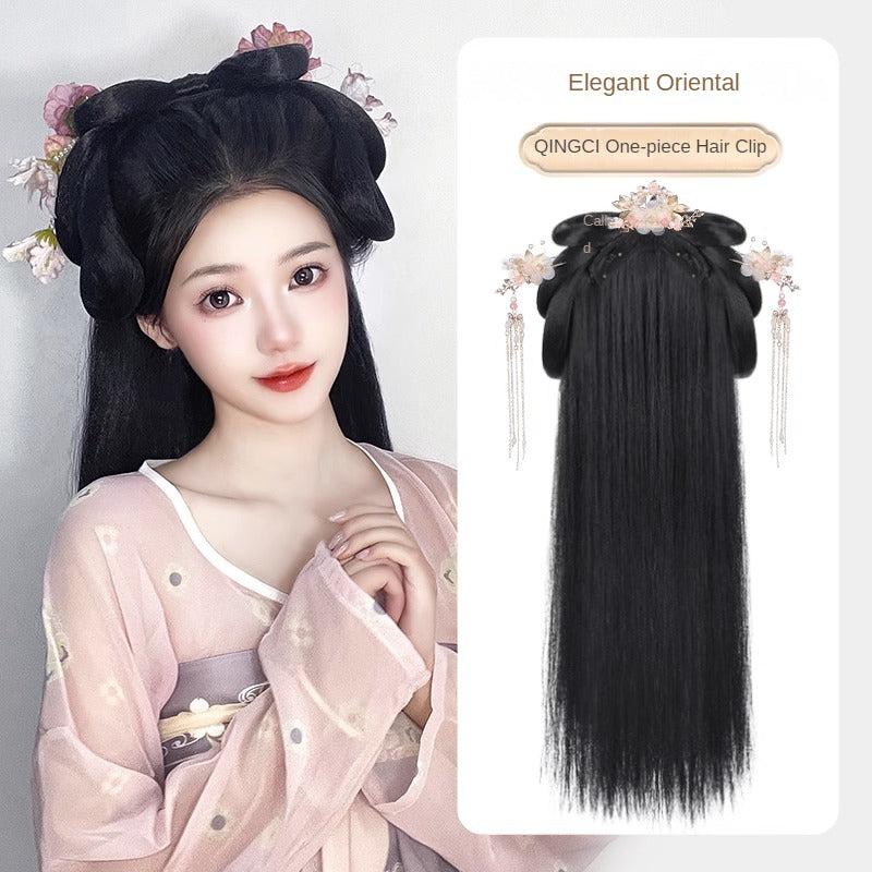 清辞 QINGCI One-piece Wig Hairpiece