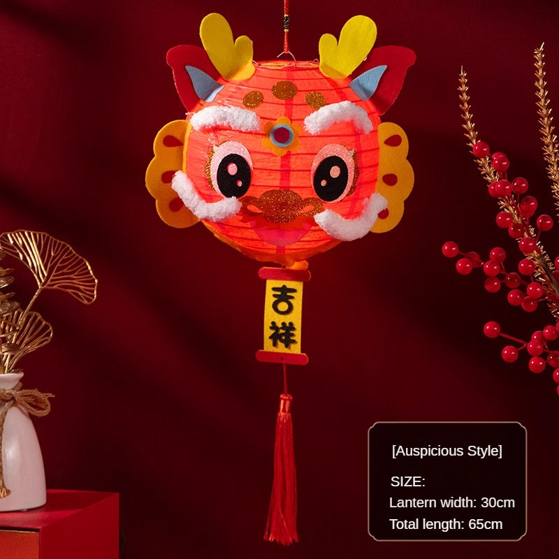 Dragon Year Children's Handheld DIY Lantern