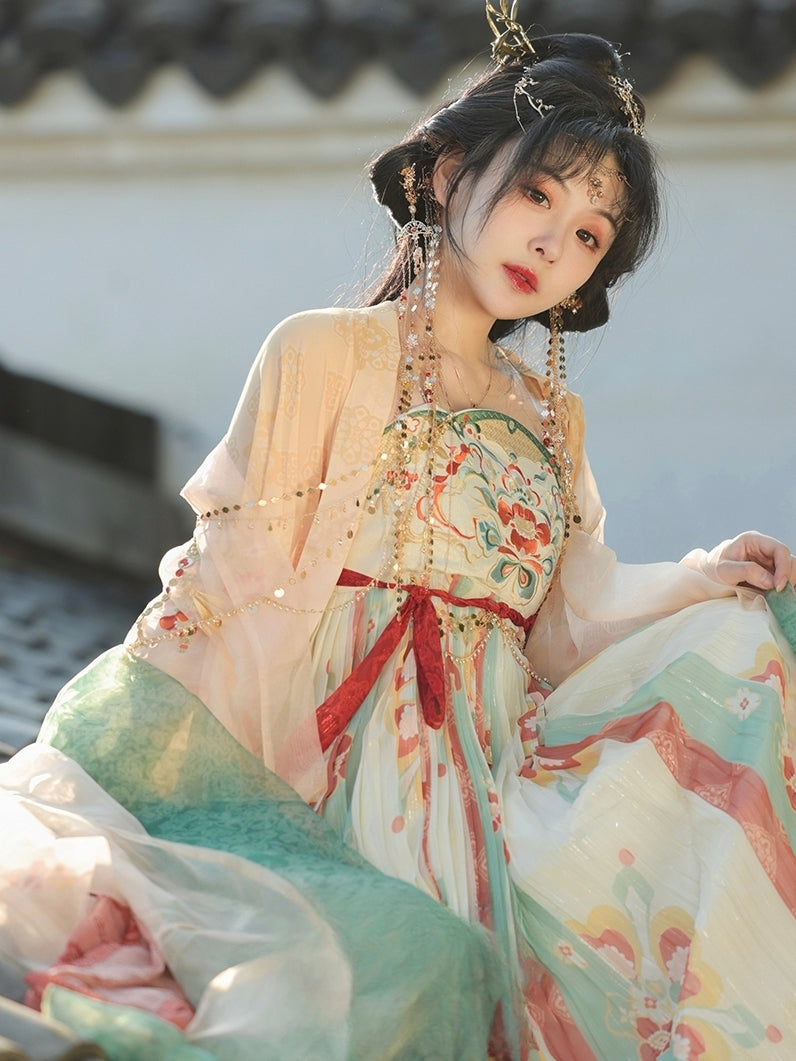 "长安乐" Tang Dynasty Hanfu Set