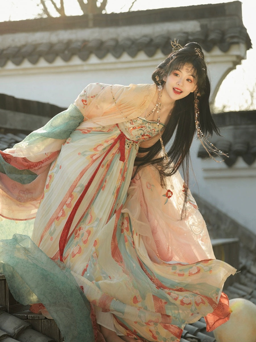 "长安乐" Tang Dynasty Hanfu Set